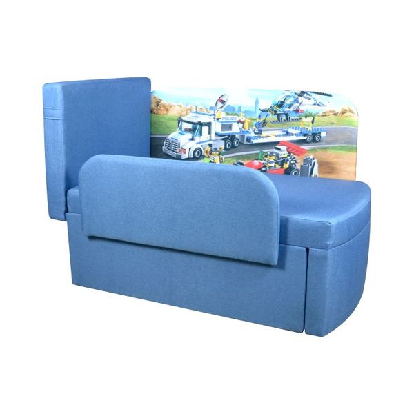 Дитяий диван з бортиком “Крісті” - тканина Багіра 136100 фото