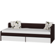 Ліжко Соната 800 з шухлядами Венге темний/білий 521001 фото 1