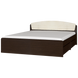 Ліжко Асторія 160х200 з двома шухлядами Венге темний/дуб молочний 508001 фото 3